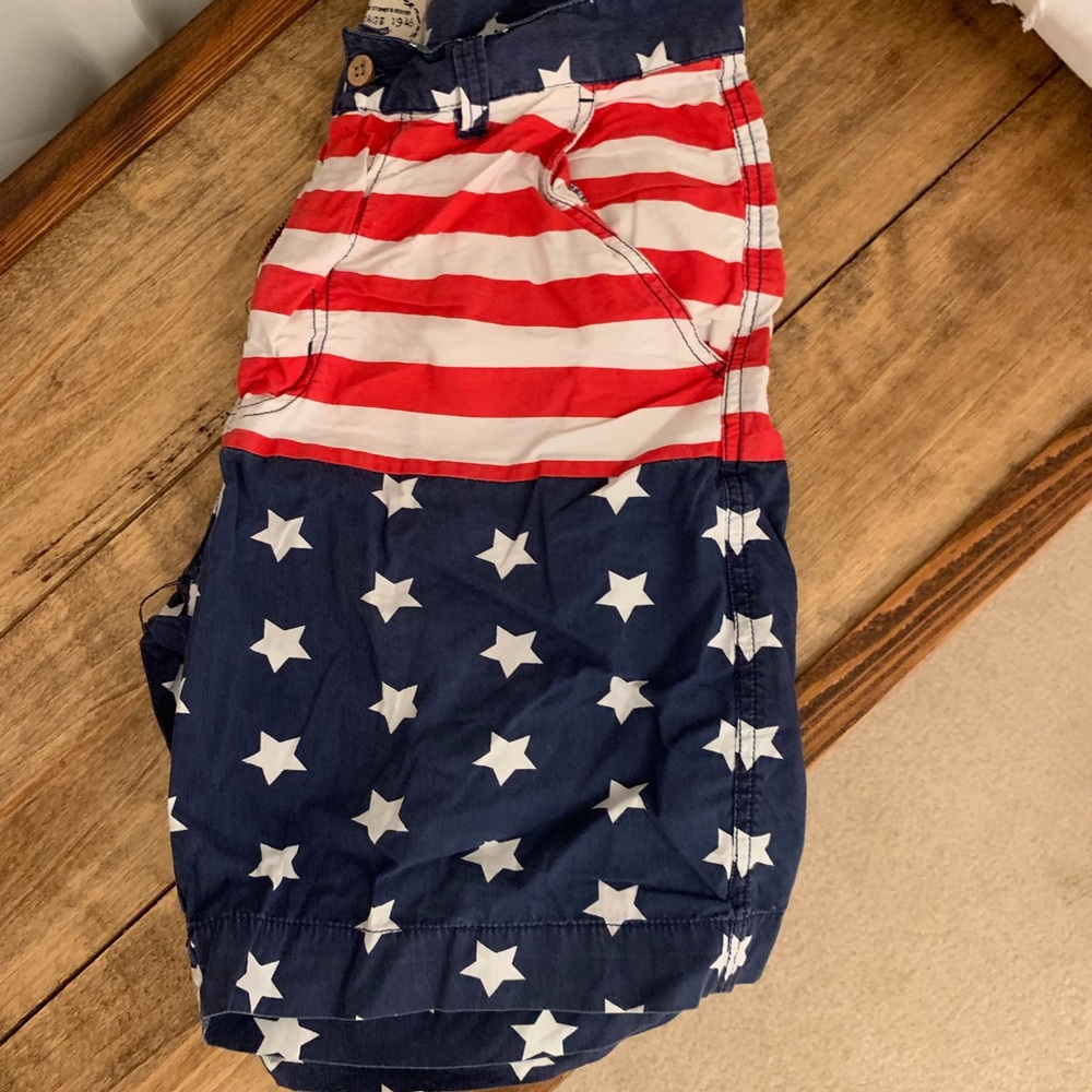 American flag shorts